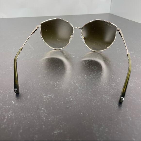 Salvatore Ferragamo SF264S 709 Gold Oval Sunglasses Women’s Sz 60-15-140 main image 8